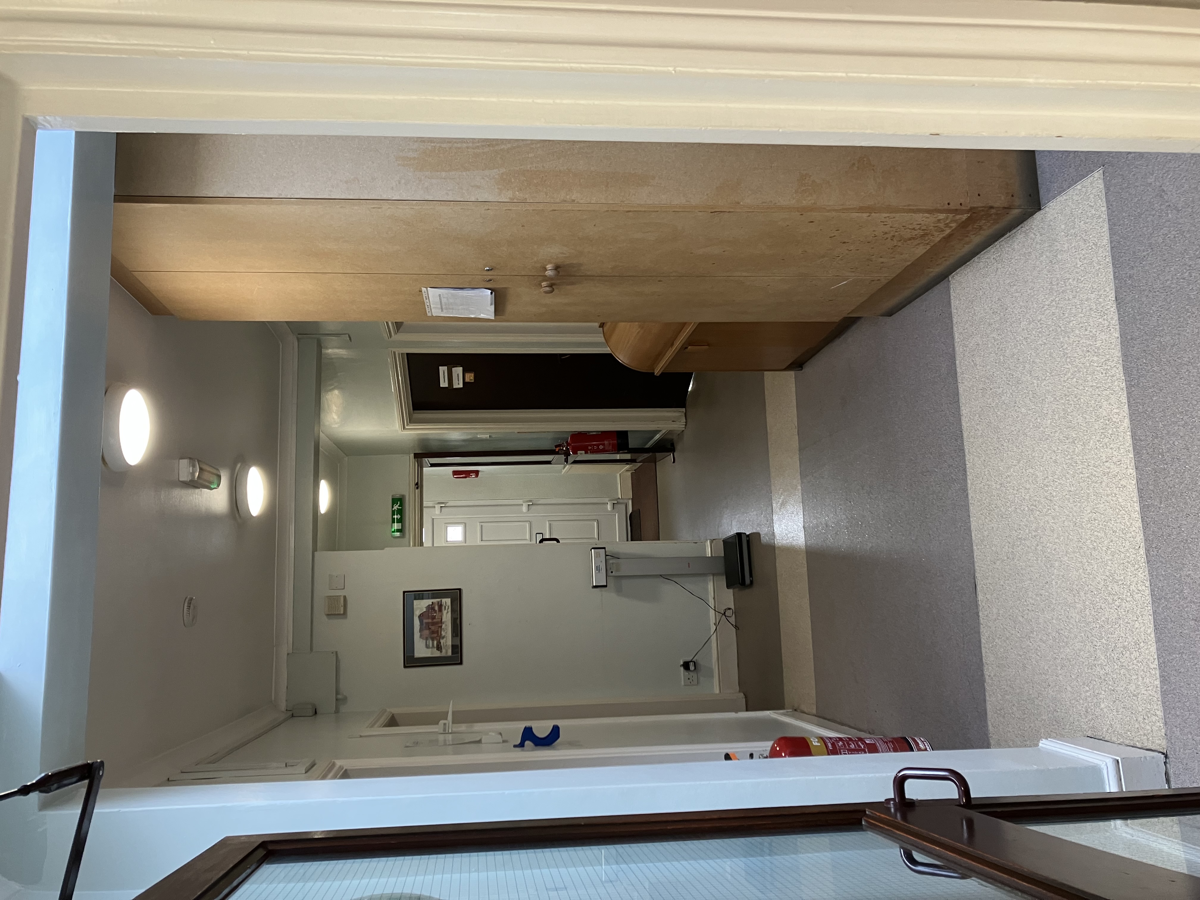 a corridor in the surgery