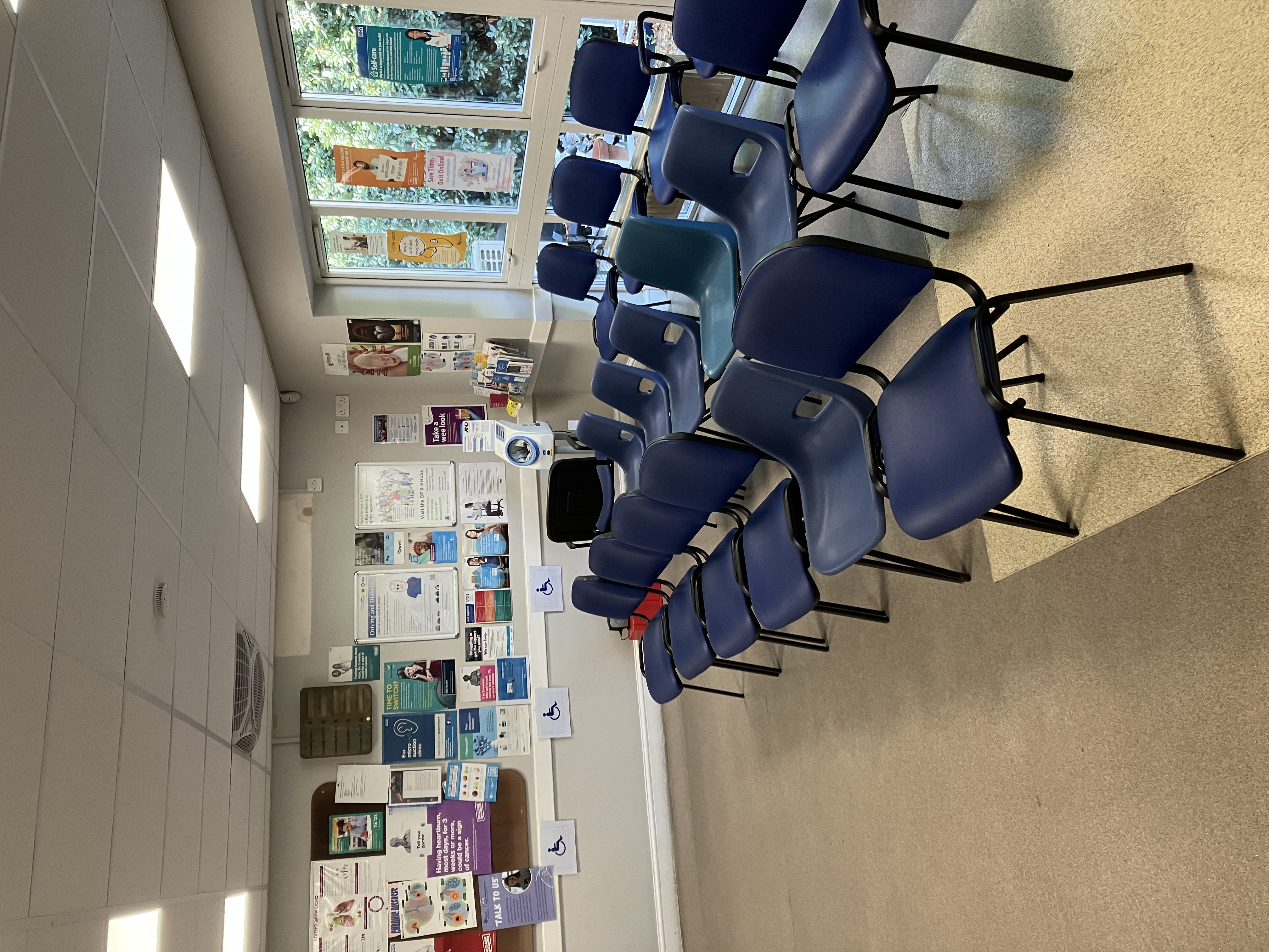 chairs in the waiting room